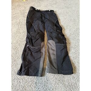 Joe Rocket Motorcycle Pants Men's Large Black Mesh Riding w/ Knee Pads